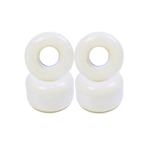 Oem A Buon Mercato commercio all'ingrosso di trasporto di strada 54 millimetri 82A in bianco skate board dell'unità di elaborazione di <span class=keywords><strong>skateboard</strong></span> ruote - Product Image 1