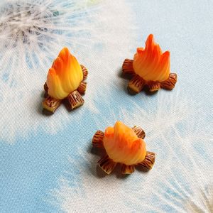 Nouveaux modèles de feux de camp 3D miniatures créatifs, 100 pièces, en résine, décoratifs, pour <span class=keywords><strong>la</strong></span> décoration de paysages, de jardins féériques, fournisseur - Product Image 4