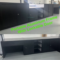 10x20 Aluminium Portable Multiple Exposition LED Lumière Affichage Étagères Modulaires Stand De Salon