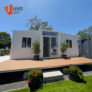 Uvo Úc sẵn sàng thực hiện 20ft mở rộng container nhà với thép mái nhà di động <span class=keywords><strong>Modular</strong></span> nhà cho khách văn phòng cabin - Product Image 1