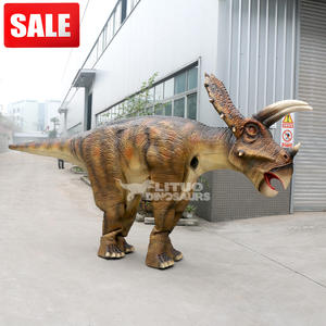 Disfraz de Dinosaurio <span class=keywords><strong>Triceratops</strong></span> Mecánico Realista que Camina - Product Image 6