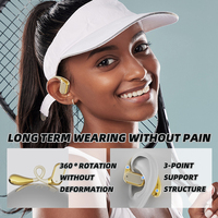 Écouteurs Sportifs sans Fil Silnek Q11 avec Crochet d'Oreille en Silicone, Microphone, Appel HD et Réduction de Bruit ENC