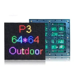 หน้าจอโฆษณา P3 โมดูลจอแสดงผล LED กลางแจ้งแผงไฟ LED ป้ายโฆษณาโมดูลหน้าจอ LED