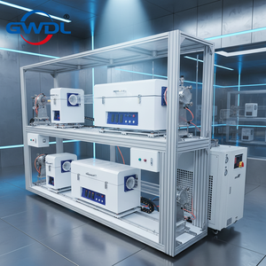 GWDL二層<span class=keywords><strong>CVD</strong></span>スライド式水平管状電気炉セラミックファイバー材料2kW加熱装置（実験室用） - Product Image 5