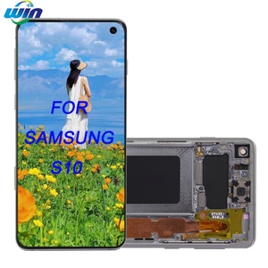 ทดสอบหน้าจอ OLED สำหรับเปลี่ยนหน้าจอ Samsung S10 พร้อมกรอบหน้าจอสัมผัสและชุดดิจิไทเซอร์สำหรับจอแสดงผล Samsung Galaxy S10 Plus - Product Image 3