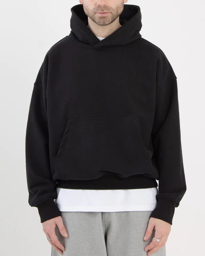 Oversized Cropped Hoodie Men's OVERSIZED CROP HOODIE AGED