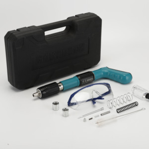 Mini <span class=keywords><strong>pistola</strong></span> perforadora de tornillo eléctrica inalámbrica de garra Manual, <span class=keywords><strong>pistola</strong></span> de <span class=keywords><strong>clavos</strong></span> para paneles de yeso de acero y hormigón con fuente neumática de reducción de ruido - Product Image 1