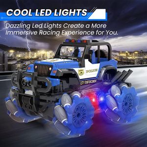 SINO Vente Chaude RC 1:36 7 Canaux 4WD Voiture de Police à Dérive avec Chargeur et Câble USB - Product Image 4