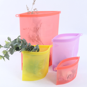 ถุงซิลิโคนเก็บอาหารแช่แข็งแบบใช้ซ้ำได้พร้อมโลโก้สั่งทำ - Product Image 4