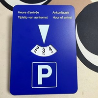 Disco de Estacionamiento Digital de Plástico con Logotipo Personalizado, Temporizador de Estacionamiento Electrónico, Accesorios Exteriores, Automático, Digital, para Automóvil