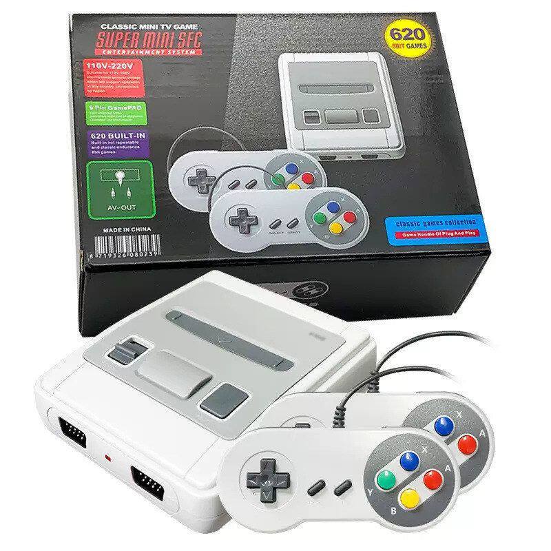 620 games retro nintendo console with built in games Mini 620 Super Nintendo 620 Games Entertainment System 620 Built In Classic  Games Nintendo Mini Classic