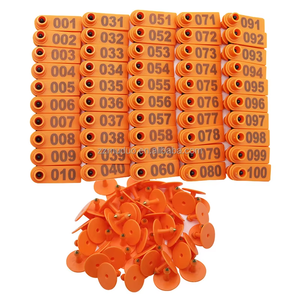 Etichette Auricolari Personalizzate per Animali in Giallo, Verde, Arancione e Blu, per Tracciamento in Fattoria - Product Image 4