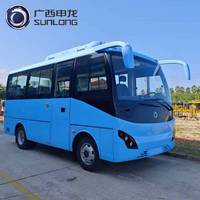 Mini-bus entièrement électrique automatique à conduite à gauche à plancher bas de 6,6 m |   pour les visites touristiques en ville et les services hôteliers/aéroportuaires