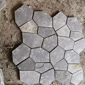 Rusty <span class=keywords><strong>Slate</strong></span> điên lát đá flagstone Patio gạch lát sàn giá rẻ antacid Chống xói mòn lưới ủng hộ cho công viên mộc mạc thiết kế - Product Image 4