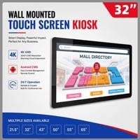 Écran d'affichage numérique LCD 4K P3 mural intérieur, affiche publicitaire, écran Android CMS WiFi, pour ascenseurs commerciaux, commerces de détail, restaurants