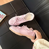 Tendance 2026 Baskets compensées discrètes pour femme en cuir de vachette véritable, style GAT, rehaussantes, chaussures décontractées, support OEM ODM usine
