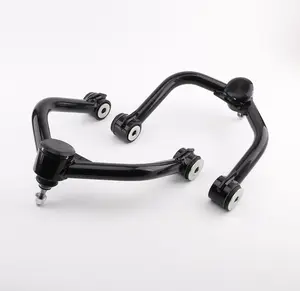 Front Upper Control Arms Lift 2-4'' Compatible For 2004-2015 Titan 2005-2019 Armada 2004-2010 Infiniti QX56 CA-6001-FU-BK