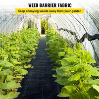 Toile tissée anti-mauvaises herbes en HDPE avec lignes de marquage, résistante aux UV, pour jardin, aménagement paysager et agriculture