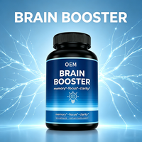 Capsules Cérébrales 8-en-1 Complexe Nootropique Crinière de Lion Bacopa Ginkgo Phosphatidylsérine Alpha GPC Capsules de Soutien Cognitif