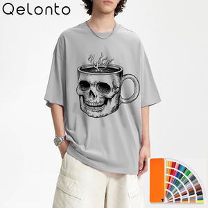 Unisex <span class=keywords><strong>motivo</strong></span> auto d'epoca t-shirt 100% cotone manica corta <span class=keywords><strong>abbigliamento</strong></span> estivo personalizzato da uomo Oversize grigio stampa tessuto a maglia - Product Image 2