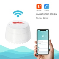 Détecteur de fuite d'eau intelligent Tuya WiFi avec avertisseur sonore et notification via application, alarme sans fil contre les inondations et les débordements