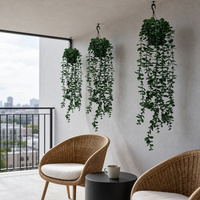 3 types de plantes artificielles suspendues, verdure artificielle, plantes rampantes pour la décoration de mariage, de maison, de mur, de jardin, de fête
