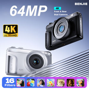 Cámara Digital de estilo Retro con pantalla IPS de 3 pulgadas para fotografía de moda vídeo 4K 16 filtros Vintage (película CCD) imagen CMOS MicroSD - Product Image 6