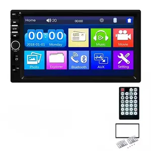 Mobil MP5 pabrik Universal Double Din 7 inci Multimedia Player Stereo mobil FM radio mobil Stereo grosir