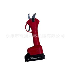 Tijeras de podar eléctricas de 21V con batería de iones de litio de 2000mAh para recortar ramas y cortar árboles de jardín - Product Image 1