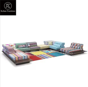 Canapé sectionnel en tissu multicolore personnalisable le mieux vendu Canapé de salon <span class=keywords><strong>Roche</strong></span> <span class=keywords><strong>Bobois</strong></span> Divano Mah Jong Canapé - Product Image 3