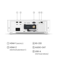 Projecteur de cinéma maison BenQ TK700ST (4K 3840x2160 3D Laser 3000 Lumens DLP Portable Haut-parleurs Android 4:3/16:9)