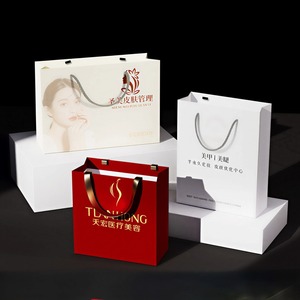 Bolsas de Papel Marrón Resistentes a la Grasa, Bolsas de Papel Rosa Personalizadas, Bolsas de Compras sin Asas con Logotipo - Product Image 1