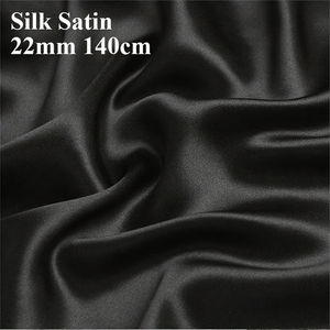 <span class=keywords><strong>Tela</strong></span> de Seda de Morera 100% Natural de Grado 6A, Orgánica Certificada OEKO-TEX 100, 22 mm, 140 cm, Satén, <span class=keywords><strong>Color</strong></span> Sólido, Tejida para Ropa de Cama - Product Image 1