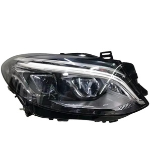 W166 LED 2017-2020ไฟหน้าพื้นหลังสีดำเหมาะสำหรับ Mercedes Benz มล. - Product Image 4