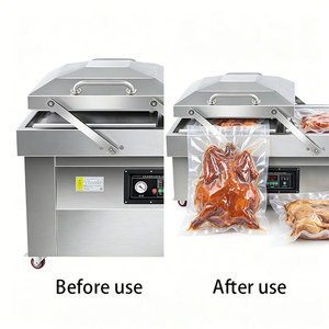 Machine d'emballage sous vide de haute qualité à <span class=keywords><strong>prix</strong></span> d'usine pour <span class=keywords><strong>poisson</strong></span>, steak et autres aliments, scellage par compression à double chambre - Product Image 5