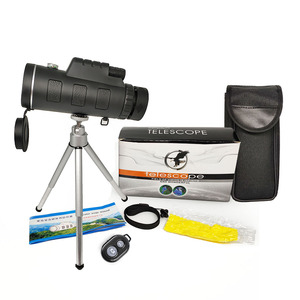 Télescope monoculaire HD étanche 10X42 12X50 avec zoom, support pour smartphone, trépied, prisme BAK4, champ de vision 5.6, grossissement 10x/12x - Product Image 6
