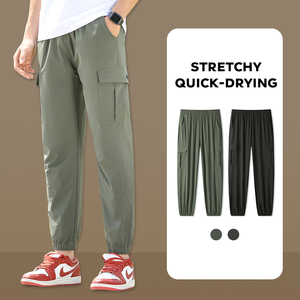 Vêtements de fitness pour hommes à faible coût d'usine avec pantalon de survêtement confortable et à séchage rapide - Product Image 3
