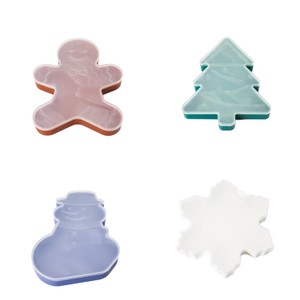 Boîte de rangement pour cadeaux de Noël en forme d'homme en pain d'épices, boîte à bonbons, boîte à friandises, organisateur de cadeaux pour les fêtes de Noël, décoration de fête - Product Image 4