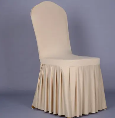 Декоративная крышка свадебного стула с оборками и рюшами