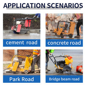 آلة قطع وتحزيز الخرسانة الجديدة ذات المحرك الديزل/البنزين من هوندا/بي آند إس، بعمق قطع 180 مم لإنشاء الطرق - Product Image 3