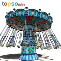 La chaise volante populaire de secousse de tour d'amusement de balançoire de 24 sièges monte l'attraction de parc à thème