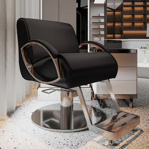 Sillas de peluquero europeas de lujo Simple <span class=keywords><strong>Glamour</strong></span> Sillas de salón de moda moderna Belleza Silla de moda Para Lashista Muebles de salón - Product Image 2