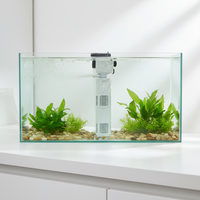 Pompe de filtration d'aquarium intégrée silencieuse trois-en-un écologique OEM avec fonction de circulation d'oxygène pour aquarium