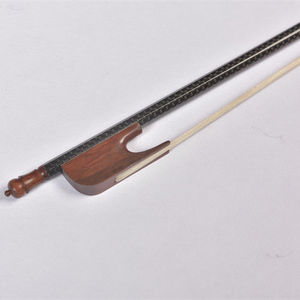 <span class=keywords><strong>Archet</strong></span> de <span class=keywords><strong>violon</strong></span> 4/4 de style <span class=keywords><strong>baroque</strong></span> technique exquis avec manche en fibre de carbone tressée et talon en bois de serpent – Pièces de <span class=keywords><strong>violon</strong></span> - Product Image 2
