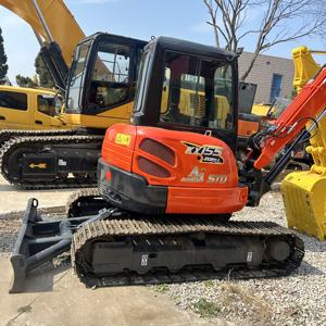 Excavatrice sur chenilles Kubota d'occasion de grande marque Excavatrice seconde main originale Kubota KX155 en bon état - Product Image 2