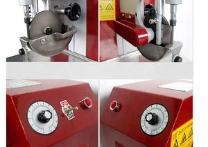Machine semi-automatique unilatérale de gaufrage des bords à l'huile pour l'étiquetage des articles en cuir, des bagages, des portefeuilles et la teinture des chaussures - Product Image 5