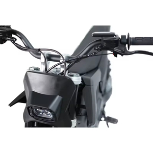 Moto tout-terrain électrique à moteur central rapide 6000W de puissance maximale, batterie au lithium 72V 25AH, suspension pneumatique en alliage d'aluminium, vélo électrique pour adultes - Product Image 5
