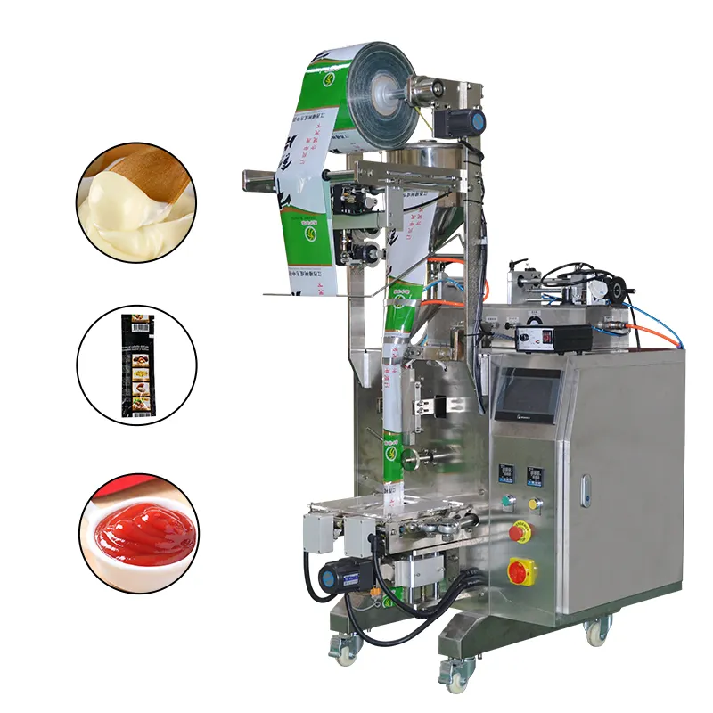 Machine de remplissage de liquide automatique miel shampooing bain lotion jus de fruits chili salade sauce lait crème scelleuse