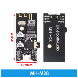 MH-MX8 M18 M28 M38 MP3 บอร์ดถอดรหัสบลูทูธ 4.2 5.0 โมดูลเสียงสเตอริโอแบบไม่สูญเสีย DIY ลำโพงรีเฟอร์บิชความเที่ยงตรงสูง HIFI - Product Image 5