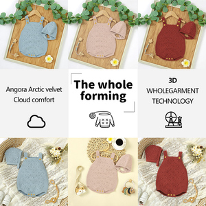 Holesale wewborn lolothing umummer et Aby abnitted Rocher usomomomomper omth Hat 2 uds. - Product Image 2